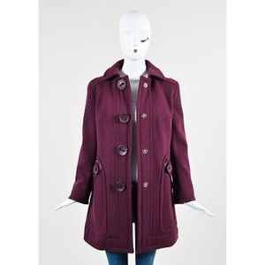 Marc Jacobs Wool Snap Button Coat - Size XS